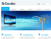 Tablet Screenshot of condorantennas.com